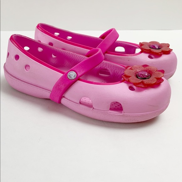 girls mary jane crocs